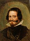 Retrato del conde-duque de Olivares, oil on copper, by Diego Velazquez
