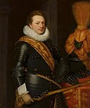 Jan van Ravesteyn - Portret van een man, mogelijk Johan Wolfert van Brederode (1599-1655) of Walraven IV van Brederode (^-1620) - 438 - Mauritshuis
