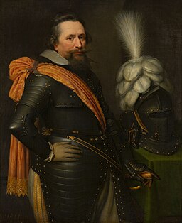 Portrait of an Officer, presumably Anthonis van Utenhoven by Jan van Ravesteyn and workshop Nationaal Militair Museum MH423