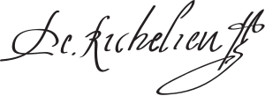 Cardinal Richelieu Signature