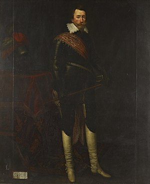 Daniel Mytens (c. 1590-1647) - Ernst von Mansfeld (1585-1626) - RCIN 404772 - Royal Collection