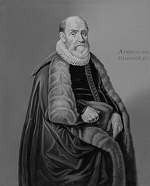 Elias van Oldenbarnevelt, by Michiel van Miereveld