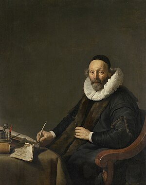 Johannes Wtenbogaert (1557-1644). Remonstrants predikant te 's-Gravenhage Rijksmuseum SK-C-1474