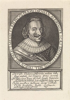 Portret van Johann graaf van Aldringen, RP-P-1908-3944