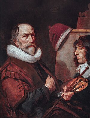 Self portrait, by Michiel van Mierevelt