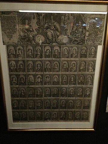 1643 Retratos plenipotenciarios paz de Westfalia