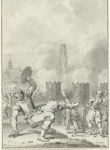 Dood van Barthold Entens, 1580, RP-T-00-2323