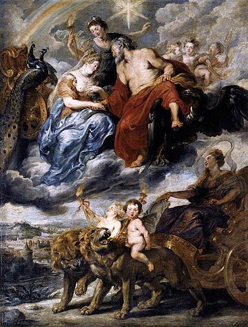 Rubens medici cycle meeting at Lyon