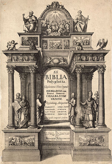 Wenceslas Hollar - Polyglot Bible (State 3)