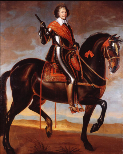 Anselm van Hulle (Attr.) - Equestrian portrait of Frederick Henry, Prince of Orange