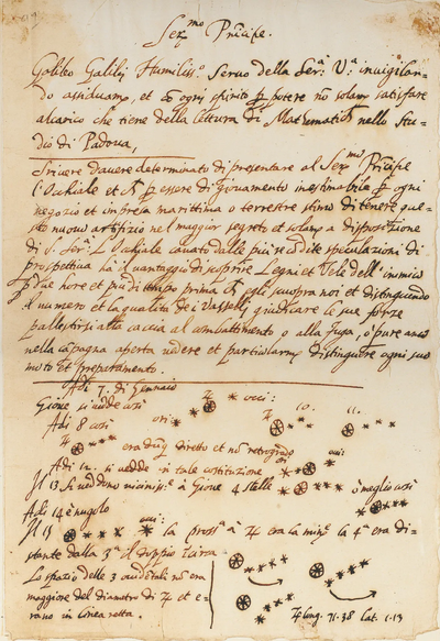 Galileo manuscript