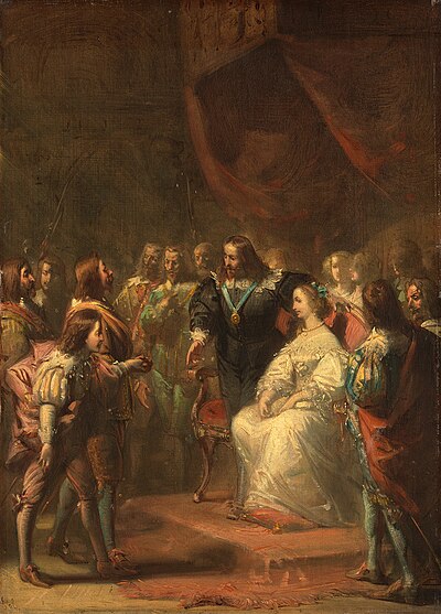 SA 787-Anno 1641. Tromp stelt de jonge prins Willem van Oranje aan koning Karel I van Engeland voor