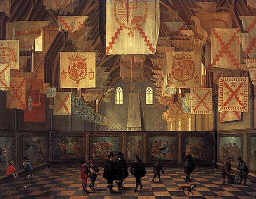 Bartholomeus van Bassen - The Great Hall of the Binnenhof in The Hague - WGA6277
