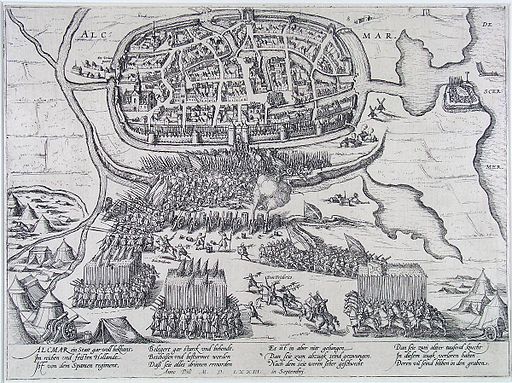 Beleg van Alkmaar 1573 (Frans Hogenberg)