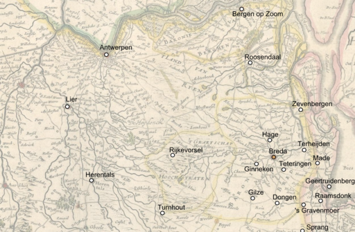 Beleg van Breda 1624 Omgeving Breda