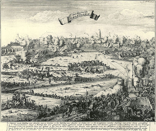 Beleg van Groningen - Siege of Groningen by Bernhard von Galen (1672)
