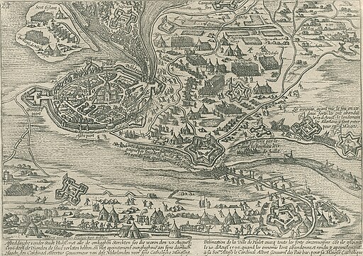 Beleg van Hulst (1596) door Albertus van Oostenrijk - Siege of Hulst (1596) by Albert of Austria (Frans Hogenberg)