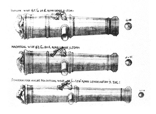 Bremer Geschütze - 17. Jahrhundert