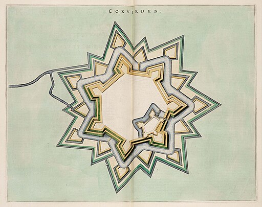 Coeverden - Map of Coevorden (Atlas van Loon)
