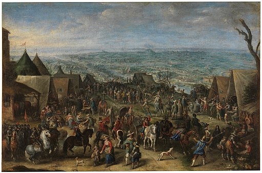 Cornelis de Wael - Siege of Ostend