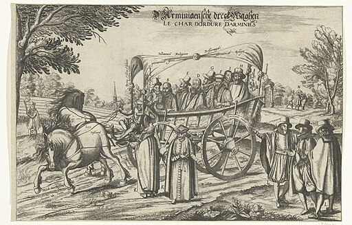 D'Arminiaensche dreckwaghen (titel op object) Le Char Dordure D'Arminies (titel op object), RP-P-OB-80.201