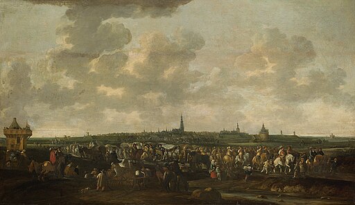 De uittocht van de Spaanse bezetting van Breda, 10 oktober 1637 Rijksmuseum SK-A-1511