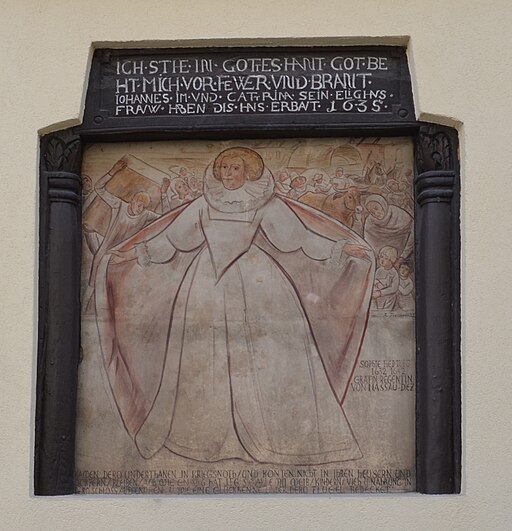 Diez, Altstadtstraße 26, Fresco der Gräfin Sophie Hedwig