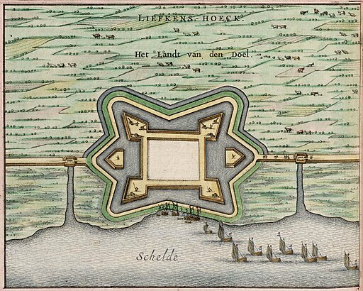 Fort Liefkenshoek - Liefkens Hoeck (Atlas van Loon)