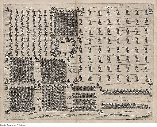 Fotothek df tg 0000963 Kriegskunst ^ Pferd ^ Aufstellung ^ Kompanie ^ Kavallerie ^ Arkebussierer