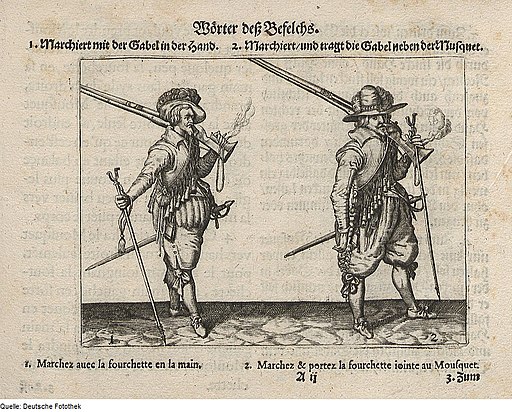 Fotothek df tg 0004635 Kriegskunde ^ Militär ^ Waffe ^ Drill ^ Kavallerie ^ Muskete