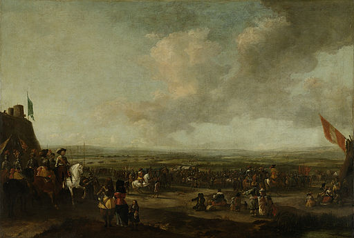 Frederik Hendrik bij de overgave van Maastricht, 22 augustus 1632