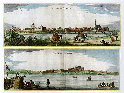 Gennep 1649 +1 Blaeu