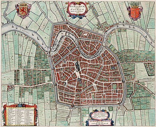 Harlemum - Haerlem - Haarlem (1646, Atlas van Loon)
