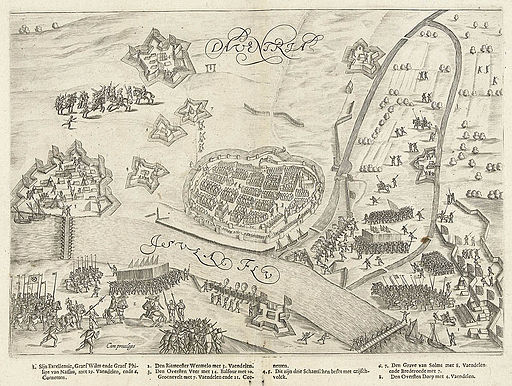 Het beleg van Deventer (1591) door Prins Maurits - The siege of Deventer in 1591 by Prince Maurice (Bartholomeus Willemsz. Dolendo)