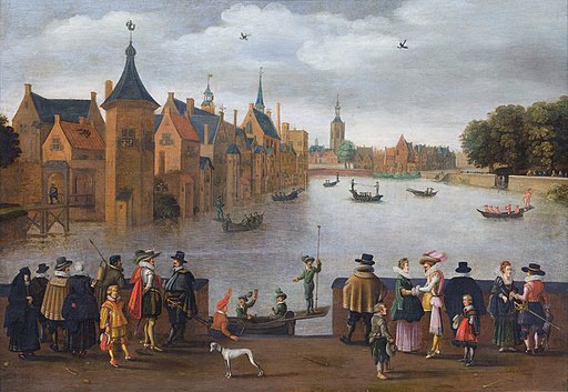 Joust on the Hofvijver, by Dutch School of the 17th century