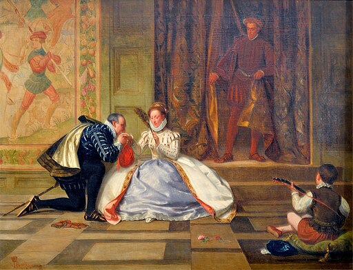 La reine Elisabeth 1ere et Leicester-William Frederick Yeames-MBA Lyon 2014