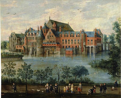 Los Archiduques Isabel Clara Eugenia y Alberto en el Palacio de Tervuren en Bruselas (Museo del Prado)