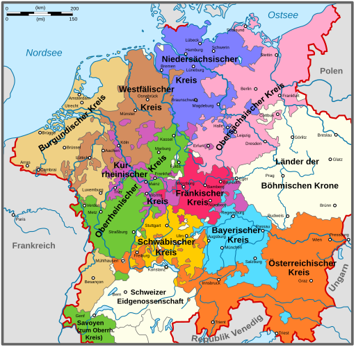 Map of the Imperial Circles (1560)-de
