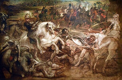 Peter Paul Rubens, Pieter Snayers - Henry IV at the battle of Ivry