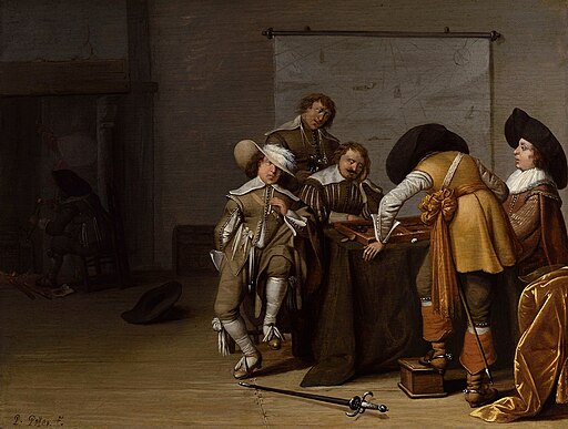 Pieter Symonsz. Potter - Guardroom Interior - WGA18225