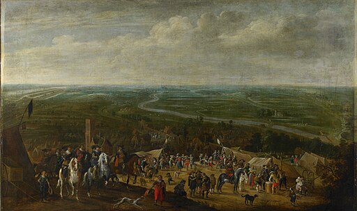 Prins Frederik Hendrik bij de belegering van 's-Hertogenbosch, 1629 (Pauwels van Hillegaert, 1631)