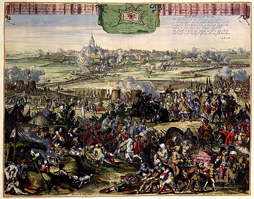 Recapture of Naarden by William III in 1673 -Belegeringe der Stadt Naerden (Romeyn de Hooghe)
