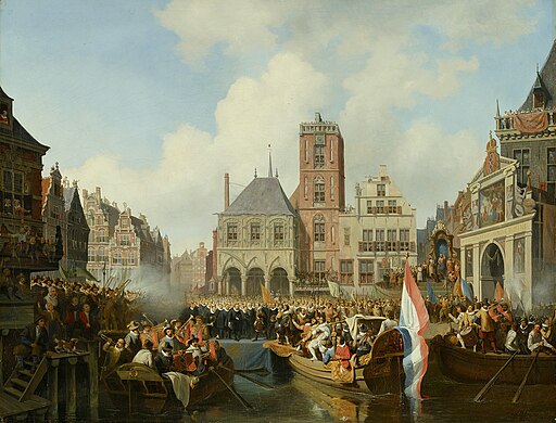 SA 700-Intocht van prins Maurits te Amsterdam