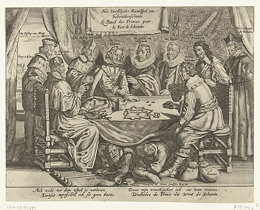 Schenckenschans spotprent 1635