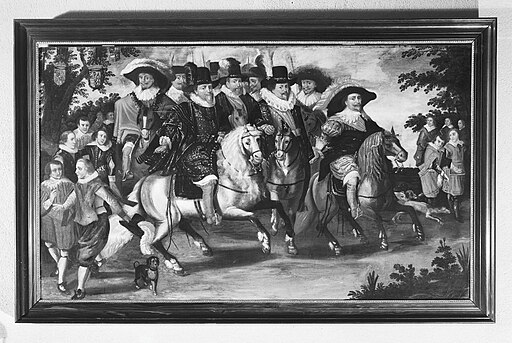 Schilderij, slag bij Lekkerbeetjen, door Hoogsloot - Vught - 20247793 - RCE