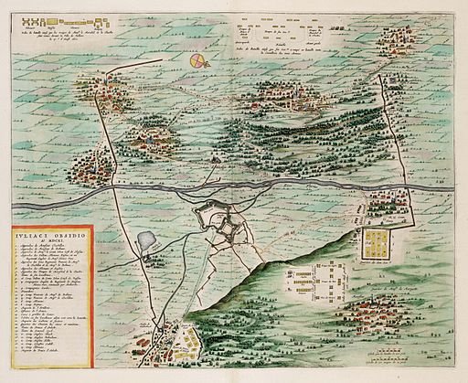 Siege and capture of Julich by Maurice of Orange in 1610