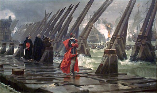 Siege of La Rochelle 1881 Henri Motte 1846 1922