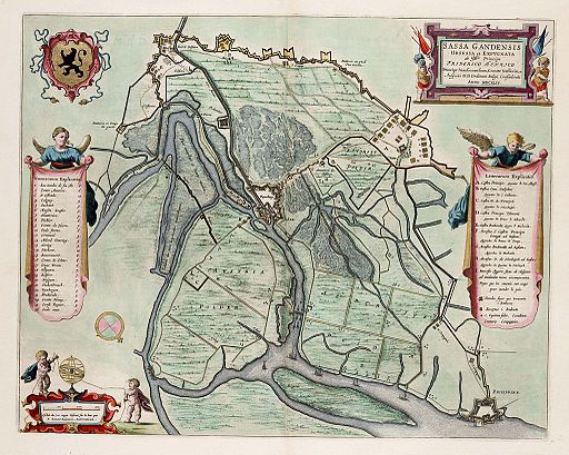 Siege of Sas van Gent by Frederick Henry in 1644 - Sassa Gandensis Obsessa et Expugnata (N.Renaut, 1649)