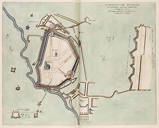 Siege of Steenwijk by Maurice of Orange (1592) - Stenovicium Obsessa