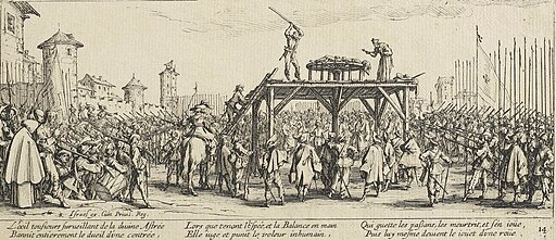 The Wheel by Jacques Callot